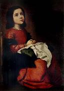 Francisco de Zurbaran The Adolescence of the Virgin France oil painting artist